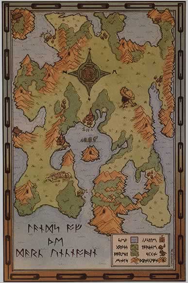 Ultima 1: The First Age of Darkness maps - lands of the dark unknown