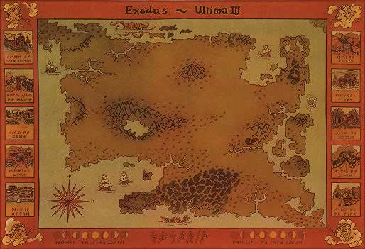 Ultima 3: Exodus maps