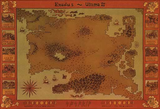 Ultima III: Exodus map