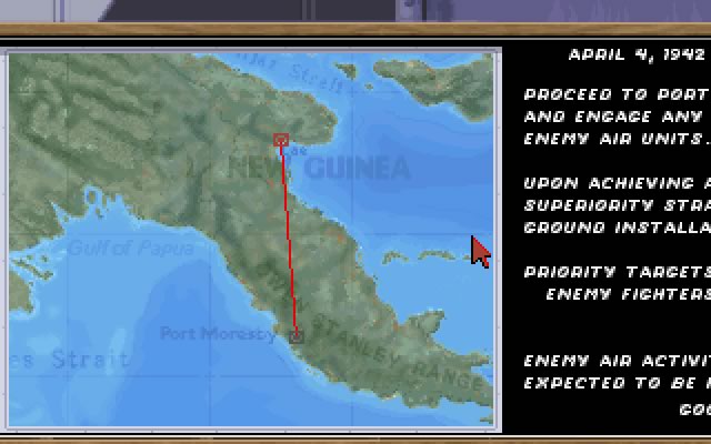 1942-the-pacific-air-war screenshot for dos