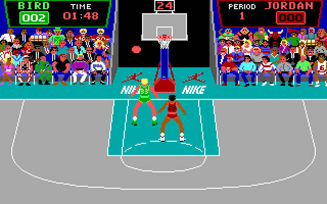 one-on-one-basketball-a-k-a-jordan-vs-bird screenshot for dos