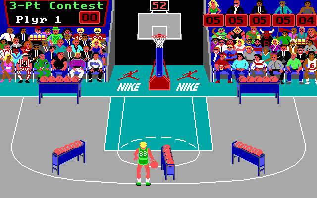 one-on-one-basketball screenshot for dos