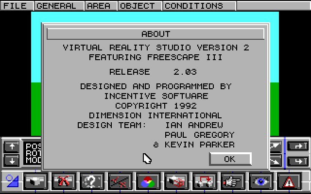 virtual-reality-studio-2-0 screenshot for dos