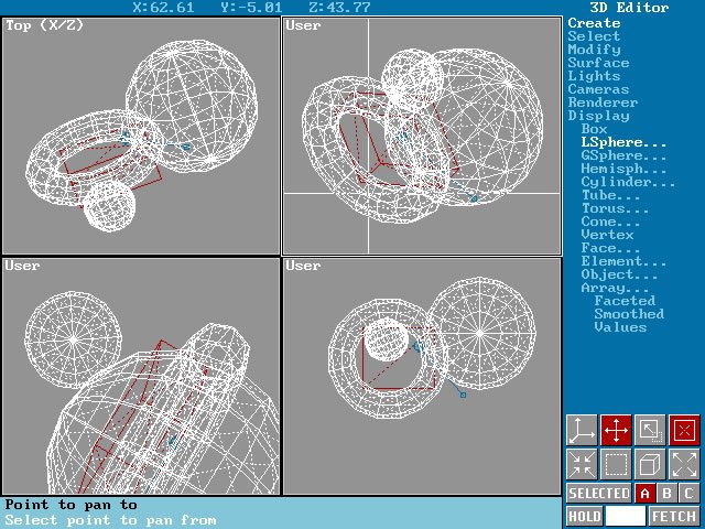 3d-studio-3 screenshot for dos