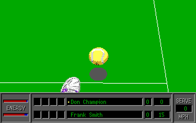 4d-sports-tennis screenshot for dos