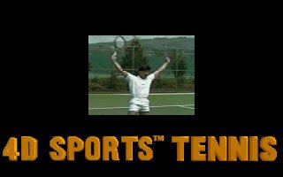 4d-sports-tennis screenshot for dos