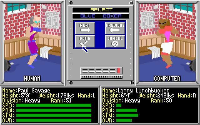 4-d-sports-boxing screenshot for dos