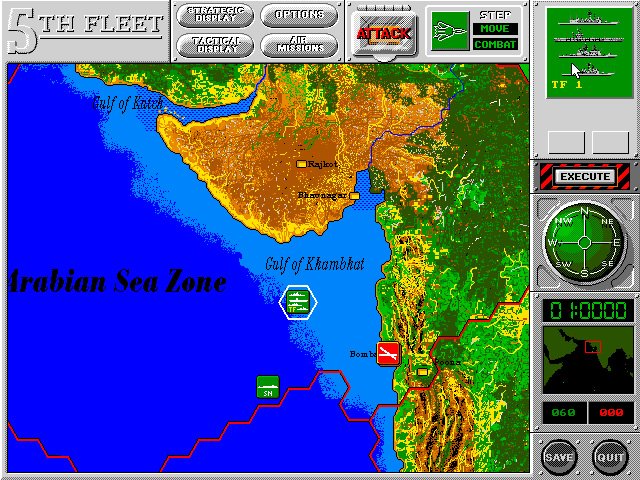 5th-fleet screenshot for dos