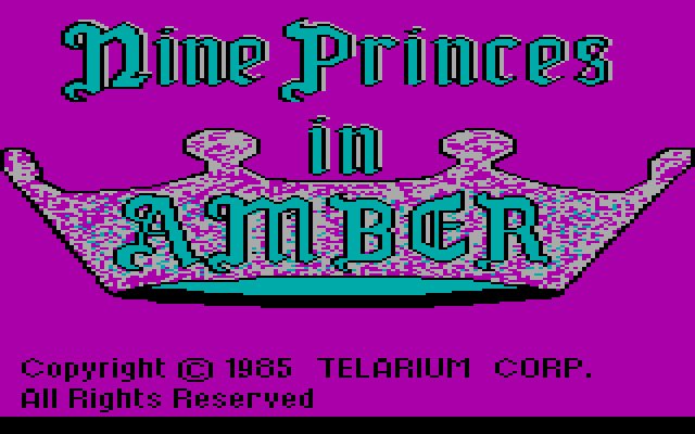 9-princes-in-amber screenshot for dos