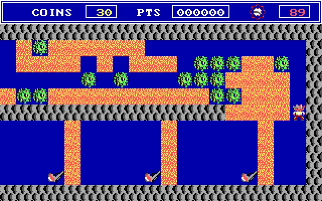 rockford-the-arcade-game screenshot for dos