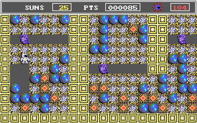 rockford-the-arcade-game screenshot for dos