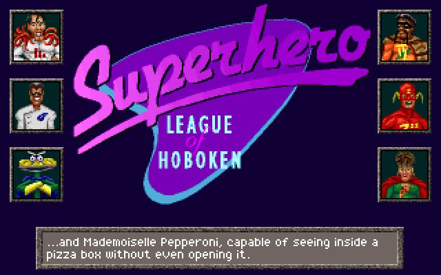 superhero-league-of-hoboken screenshot for dos