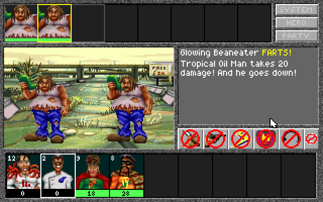 superhero-league-of-hoboken screenshot for dos