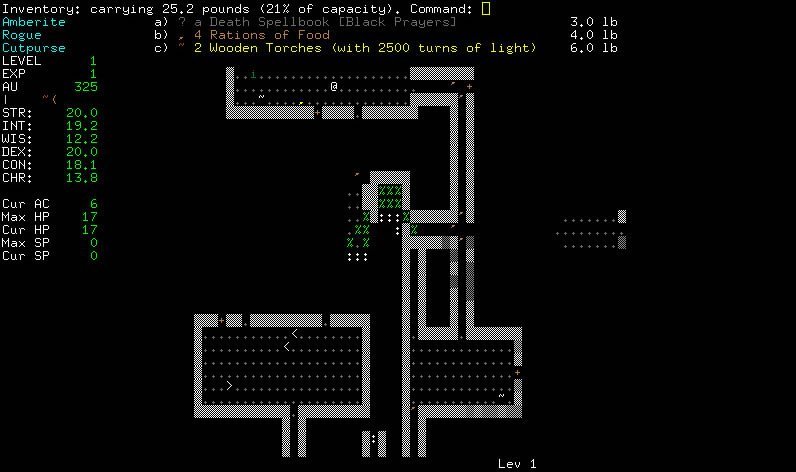 ZAngband screenshot