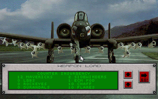 a-10-tank-killer screenshot for dos