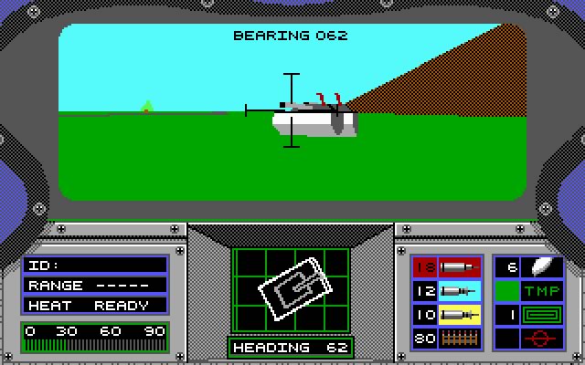 abrams-battle-tank screenshot for dos