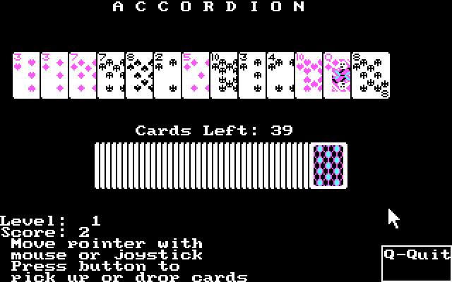 accordion screenshot for dos