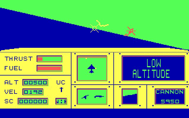 ace-air-combat-emulator screenshot for dos