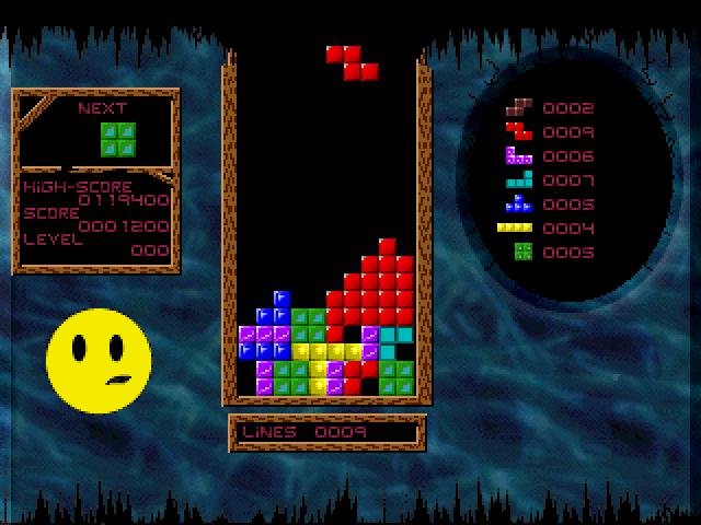 acid-tetris screenshot for dos