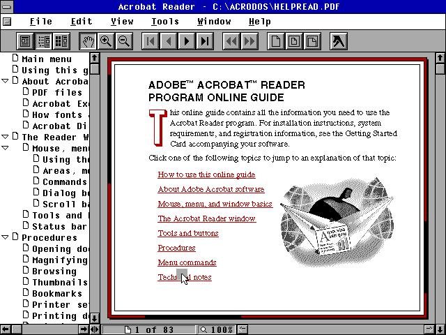 Acrobat Reader 1 screenshot