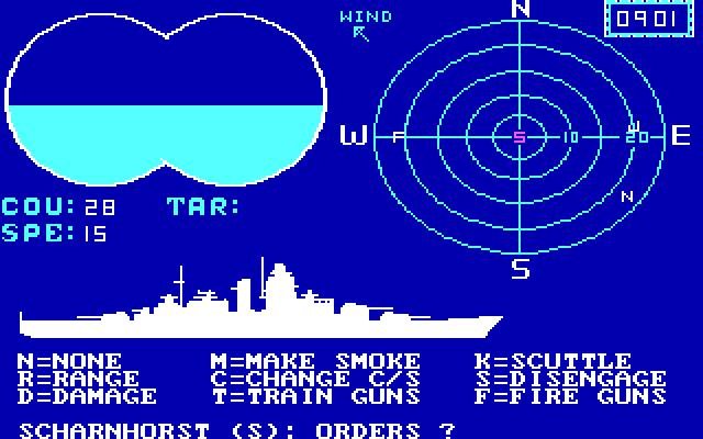 action-in-the-north-atlantic screenshot for dos