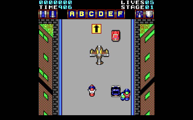 action-fighter screenshot for dos