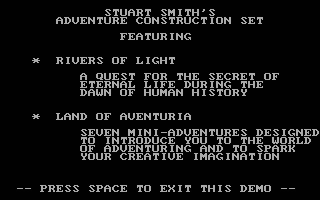 adventure-construction-set screenshot for dos