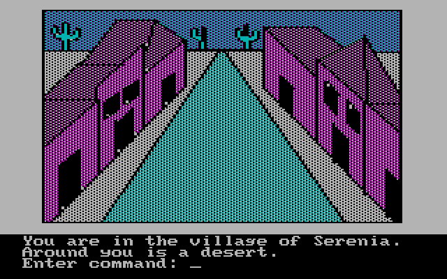 adventure-in-serenia screenshot for dos