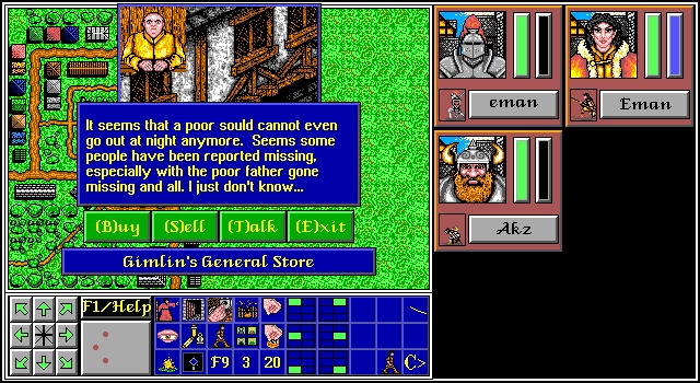 the-aethra-chronicles screenshot for dos