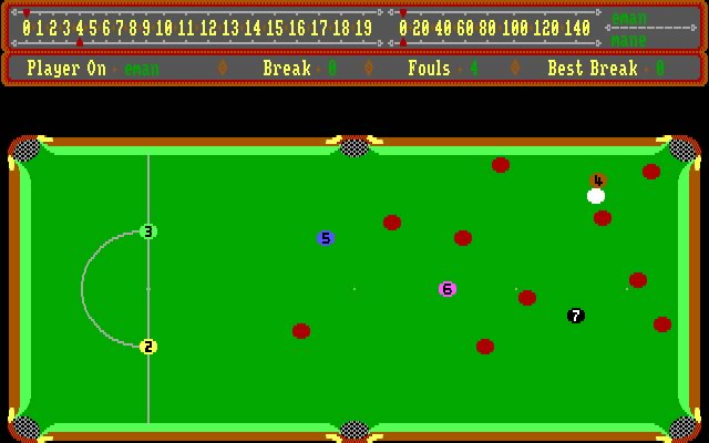 alex-higgins-world-snooker screenshot for dos