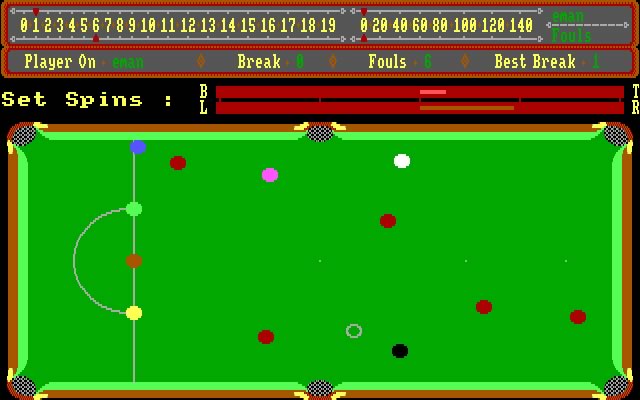 alex-higgins-world-snooker screenshot for dos