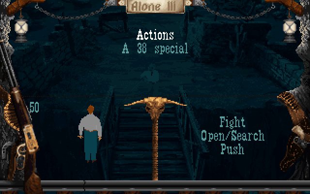 alone-in-the-dark-3 screenshot for dos