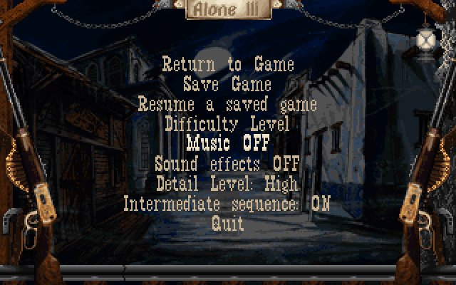 alone-in-the-dark-3 screenshot for dos