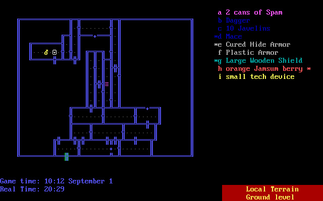 alphaman screenshot for dos