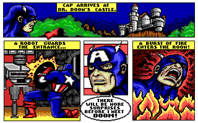 the-amazing-spider-man-and-captain-america-in-dr-doom-s-revenge screenshot for dos