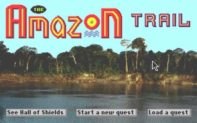 the-amazon-trail screenshot for dos