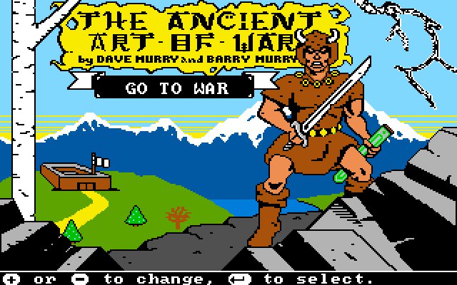 the-ancient-art-of-war screenshot for dos