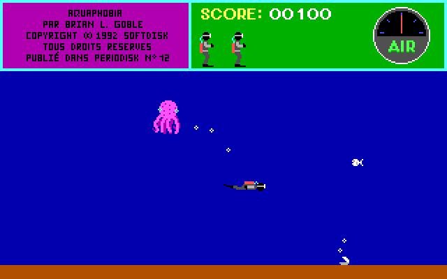 aquaphobia screenshot for dos