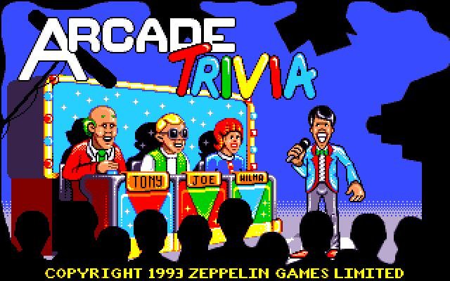 arcade-trivia-quiz screenshot for dos