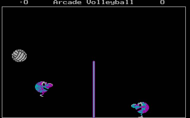 arcade-volleyball screenshot for dos