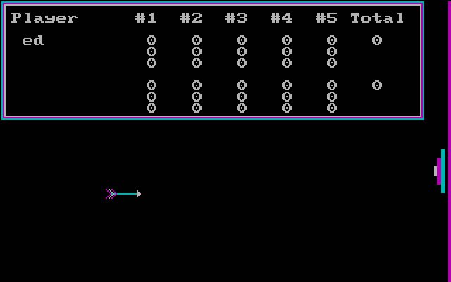 archery screenshot for dos