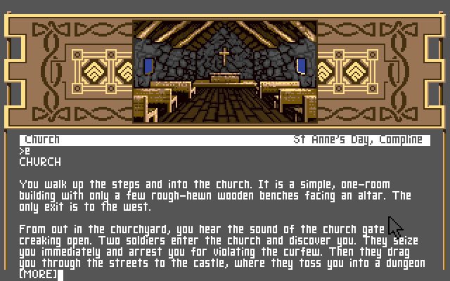 arthur-the-quest-for-excalibur screenshot for dos