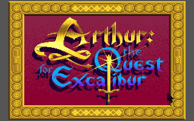 arthur-the-quest-for-excalibur screenshot for dos