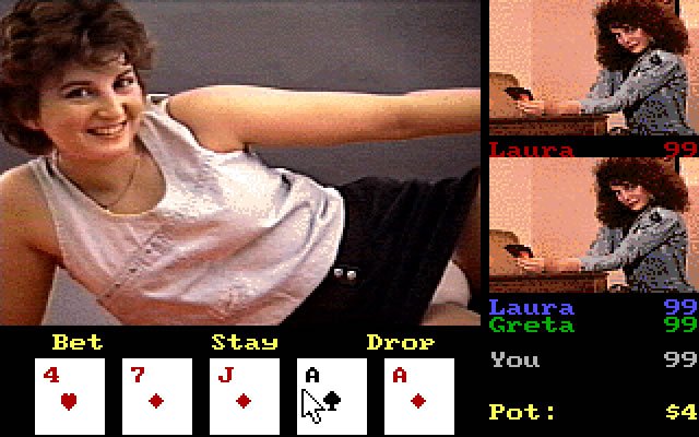 strip-poker-3 screenshot for dos