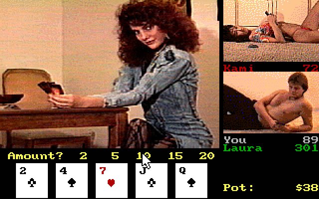 strip-poker-3 screenshot for dos