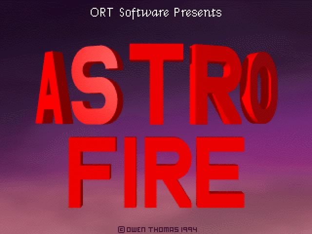astro-fire screenshot for dos