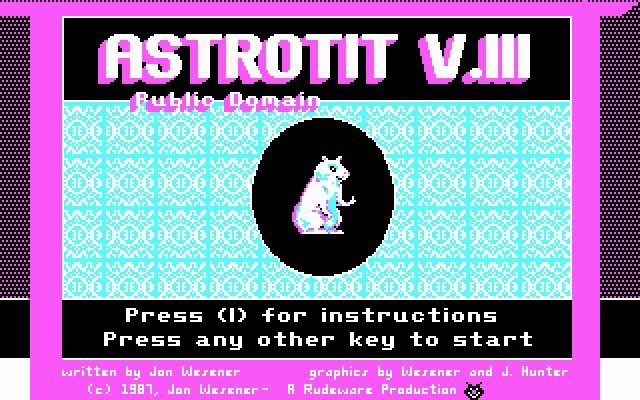 astrotit screenshot for dos