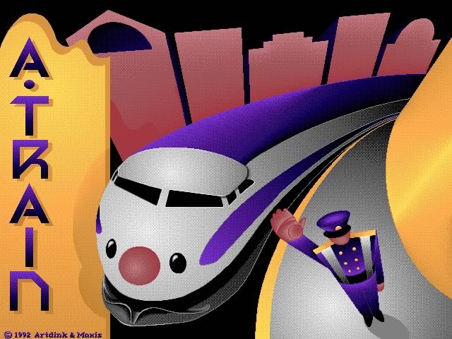 a-train screenshot for dos