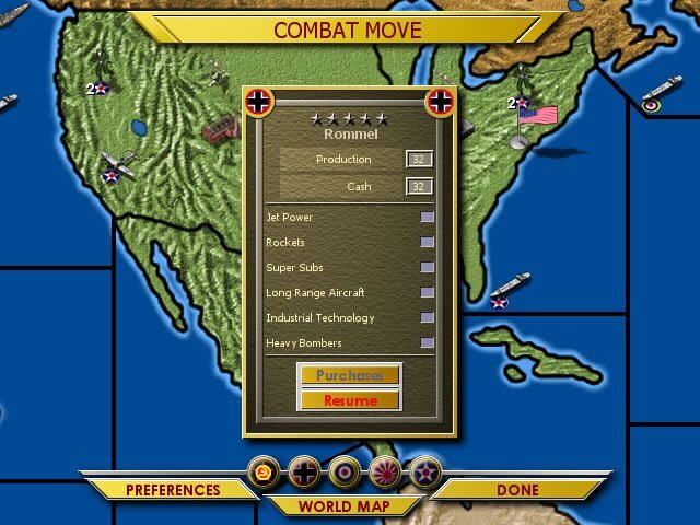 axis-and-allies screenshot for winxp