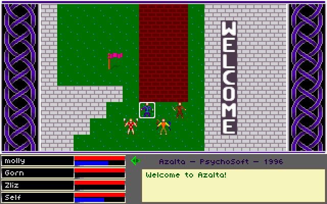 azalta-cult-of-the-raven screenshot for dos